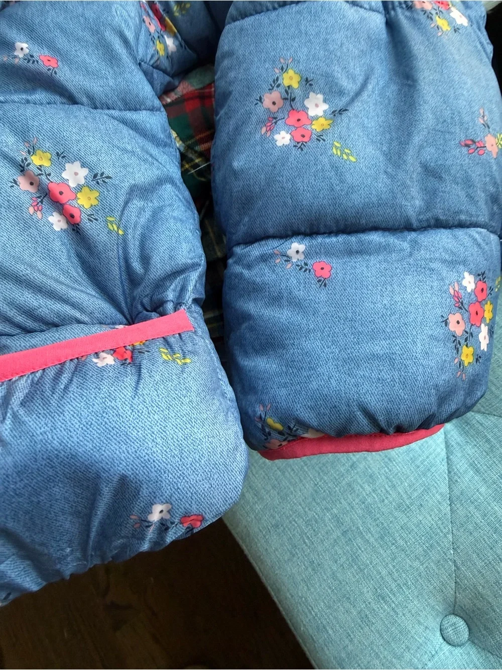 Baby Gap, ColdControl Ultra Max Floral Puffer Snowsuit Primaloft, Size 18-24M